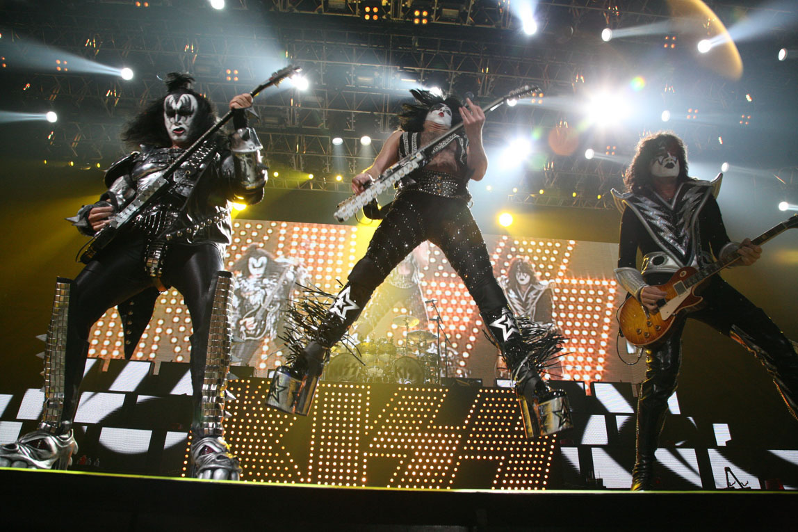On tour with KISS / Houston / Texas / Gene, Tommy, Paul